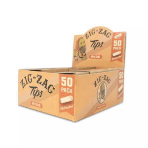 ZIG ZAG TIPS UNBLEACHED WIDE