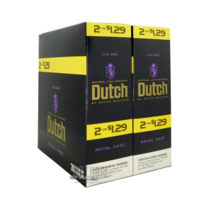 DUTCH $1.29 2-PACK (60 CIGARS)