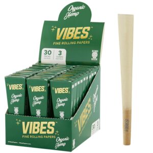 VIBES CONES ORGANIC HEMP 6/30